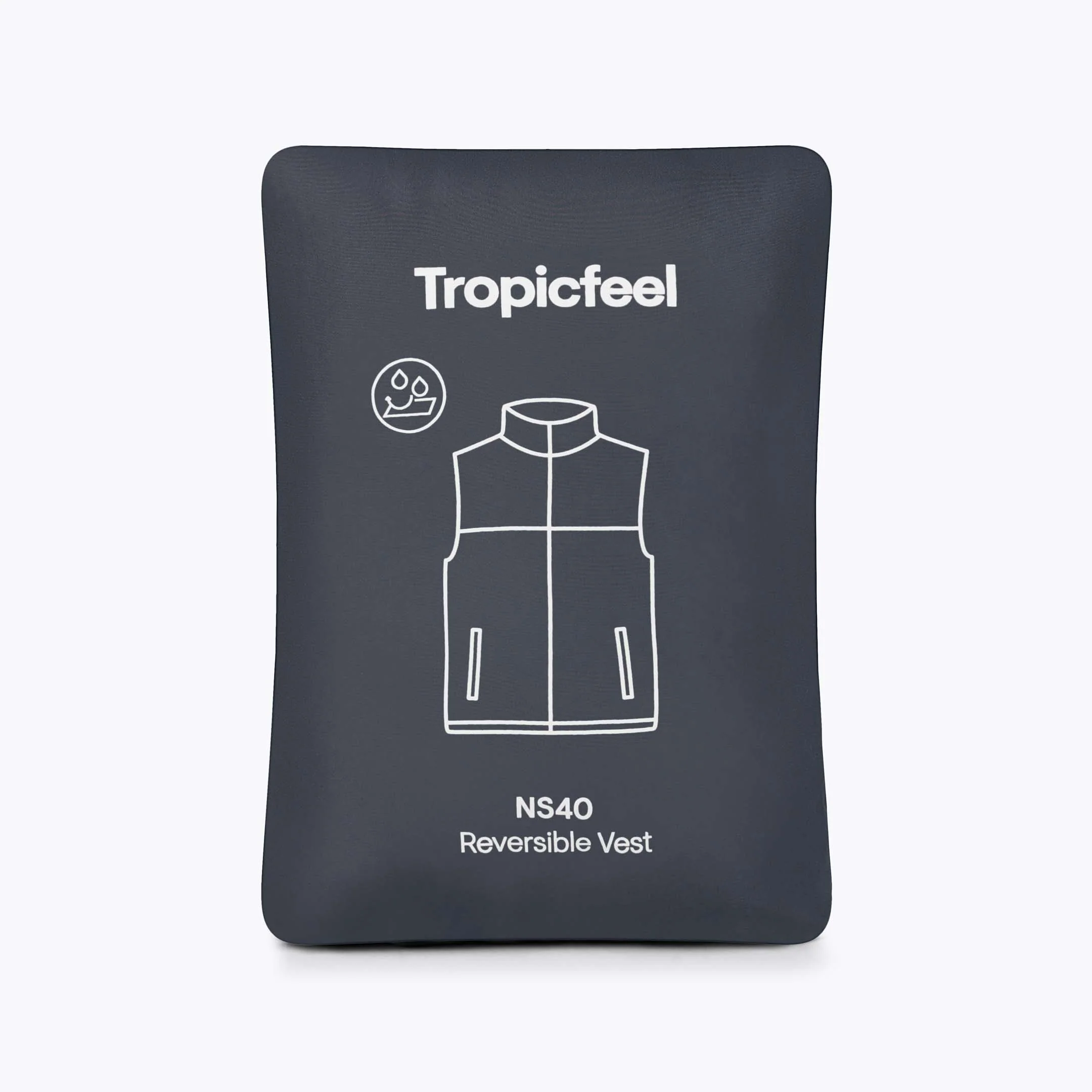 Women's NS40 Reversible Vest Night Blue - Image 8