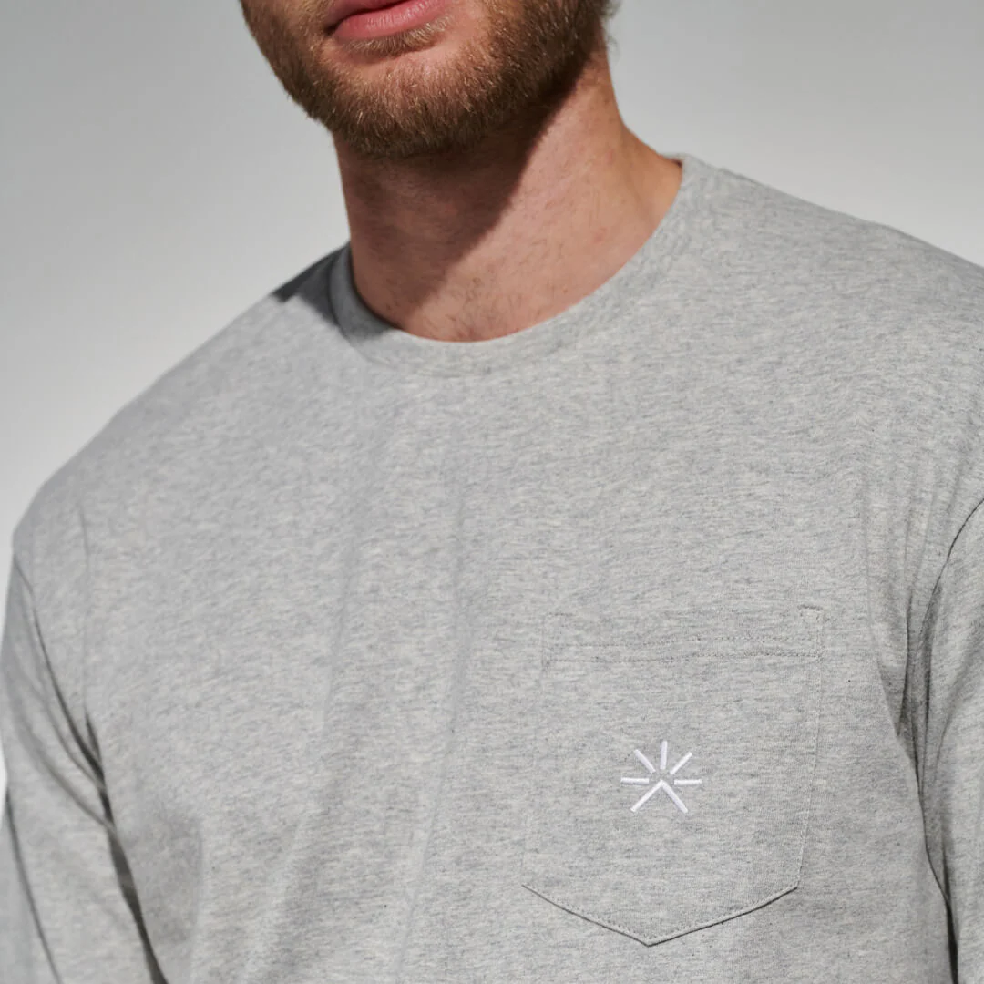 Pocket Tee Medium Grey - Image 4