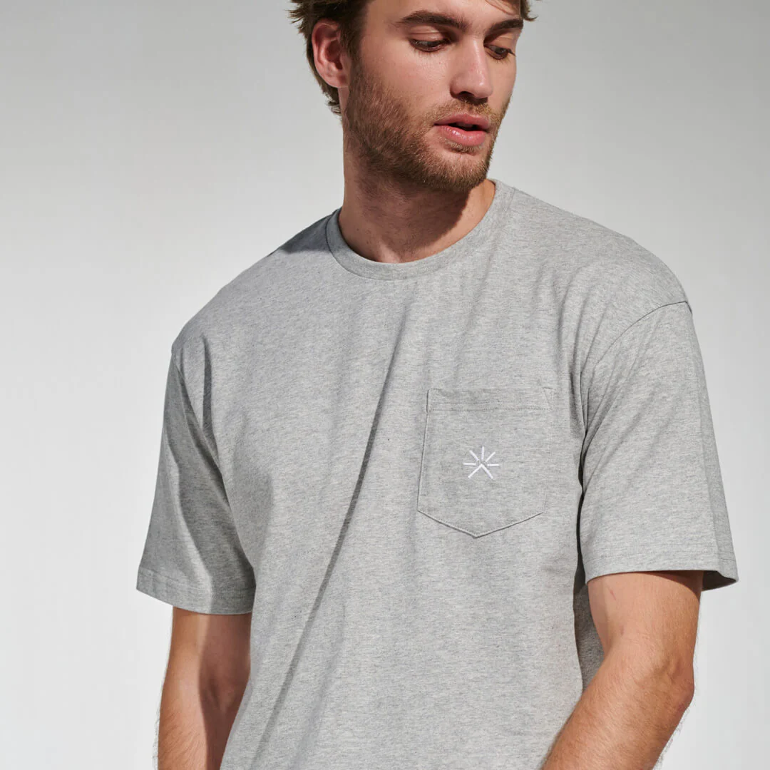 Pocket Tee Medium Grey - Image 6