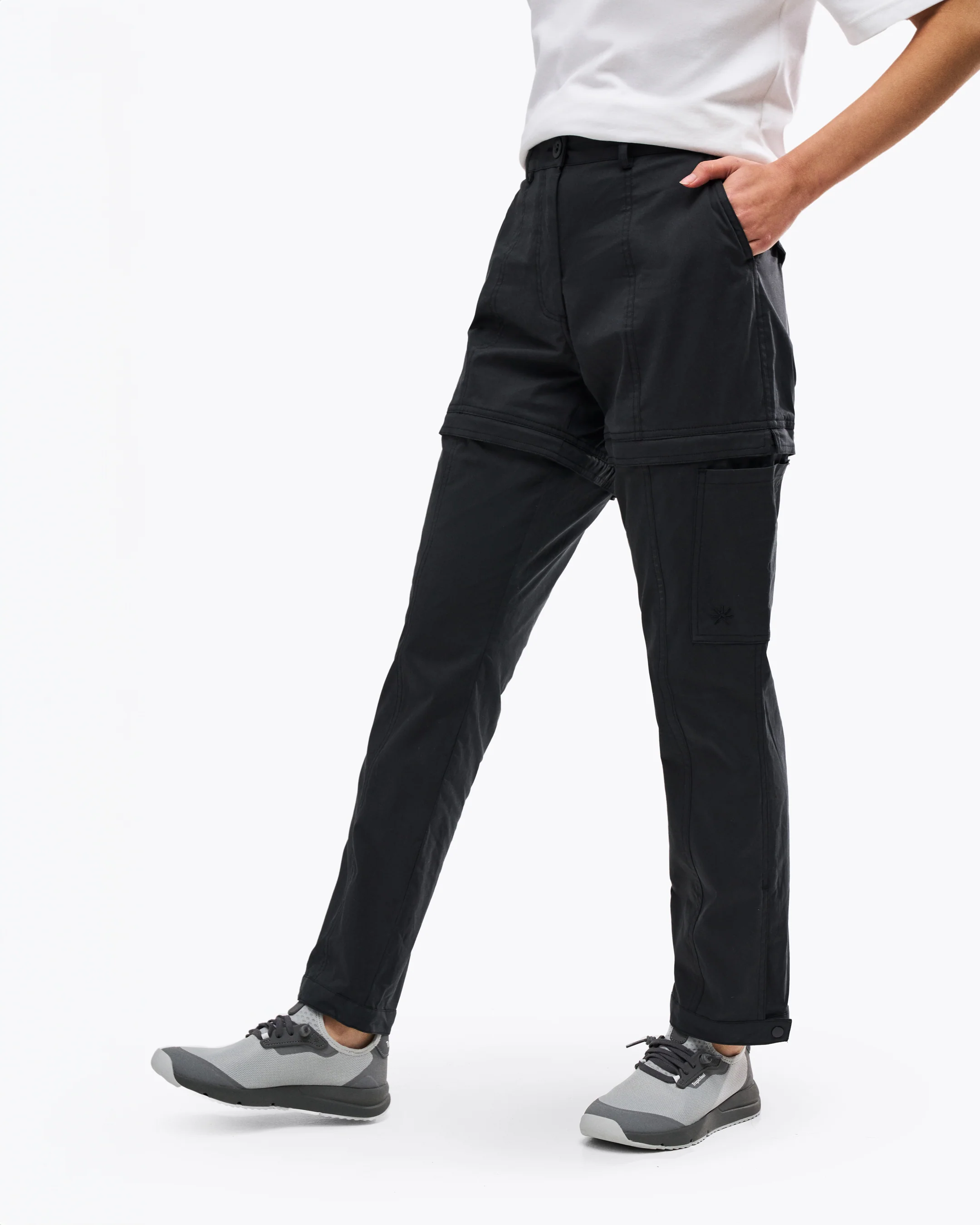 Women's ProTravel Zip-off Pant All Black - Image 6