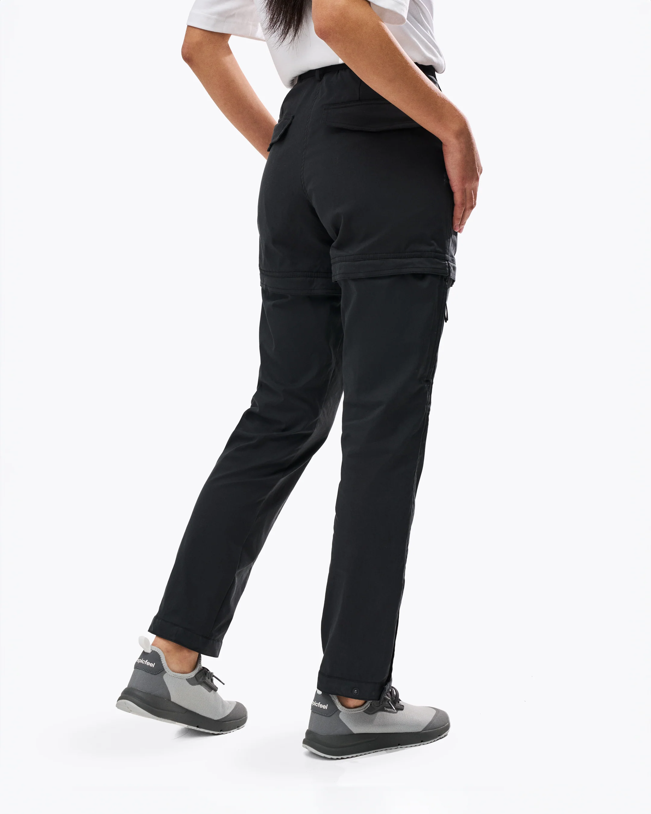 Women's ProTravel Zip-off Pant All Black - Image 7